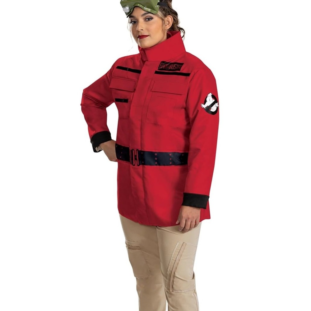 Ghostbusters Parka Frozen Empire Coat Red Dress Up Halloween Adult Costume